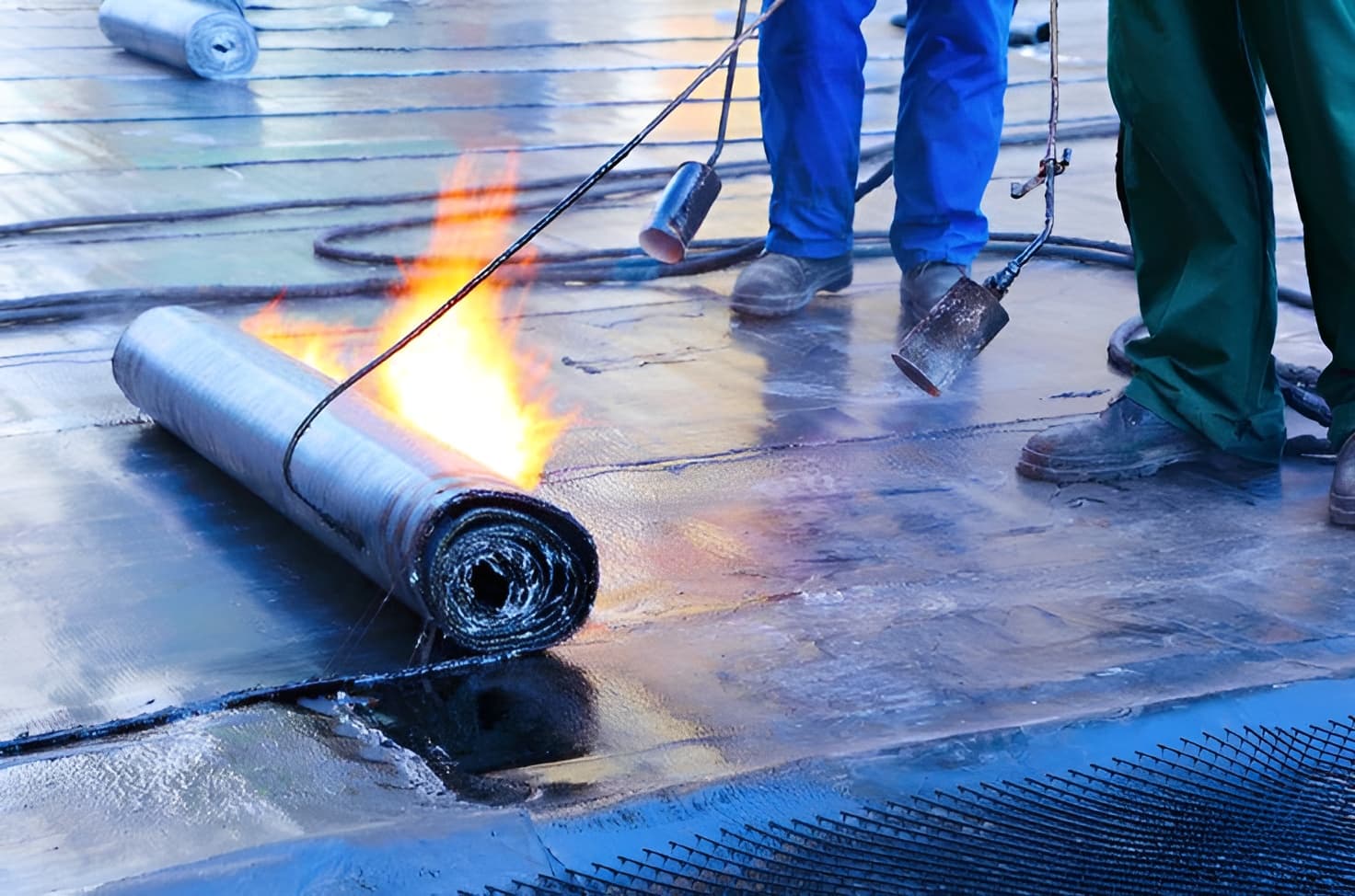 Application Membrane sur Terrasse